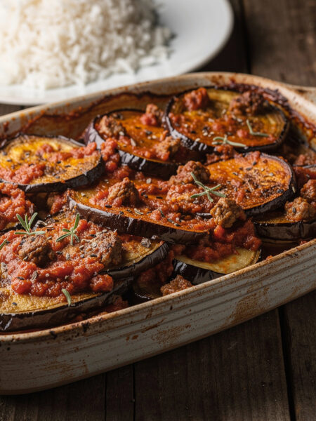 Aubergine-casserole