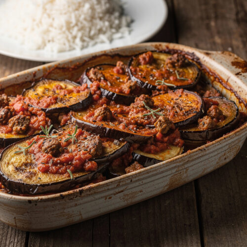 Aubergine-casserole