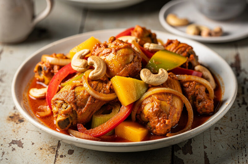 Chicken Masala Supreme (kip in masalasaus met mango en cashewnoten)