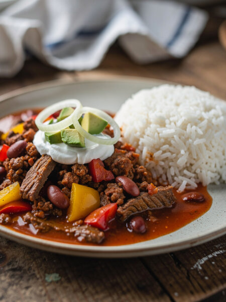 Chili Con Carne met Masterbeef en Rijst