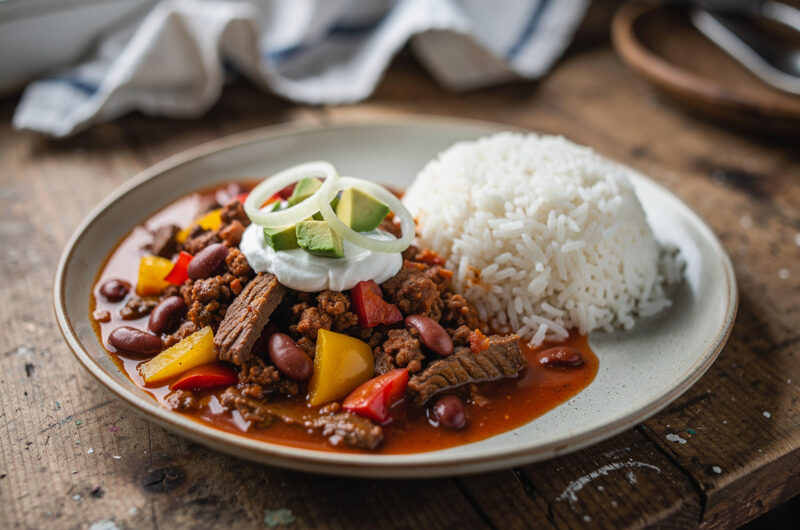 Chili Con Carne met Masterbeef en Rijst