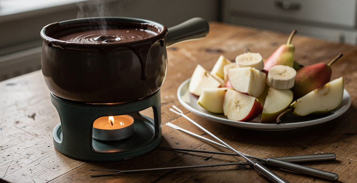 Chocolade-fondue
