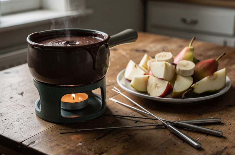 Chocolade-fondue