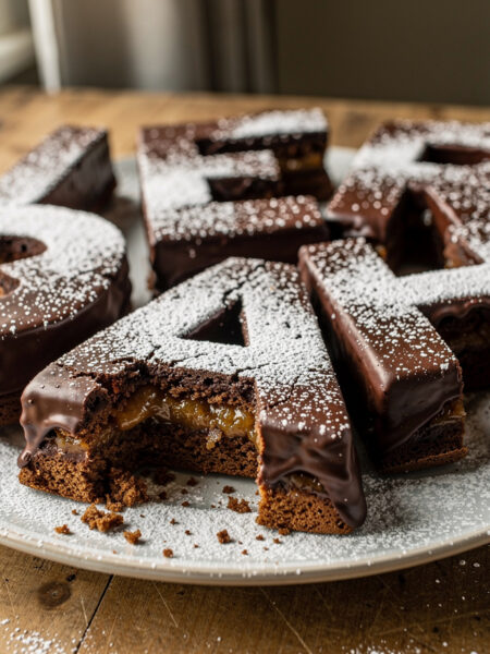 Chocoladelettercakes