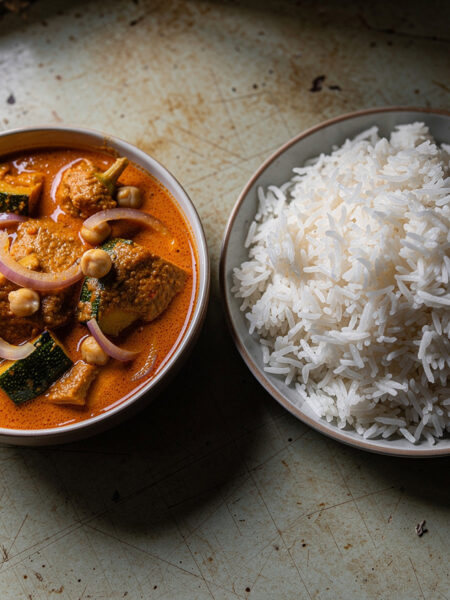 Courgette curry