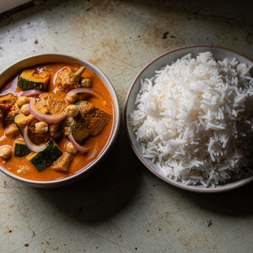 Courgette curry