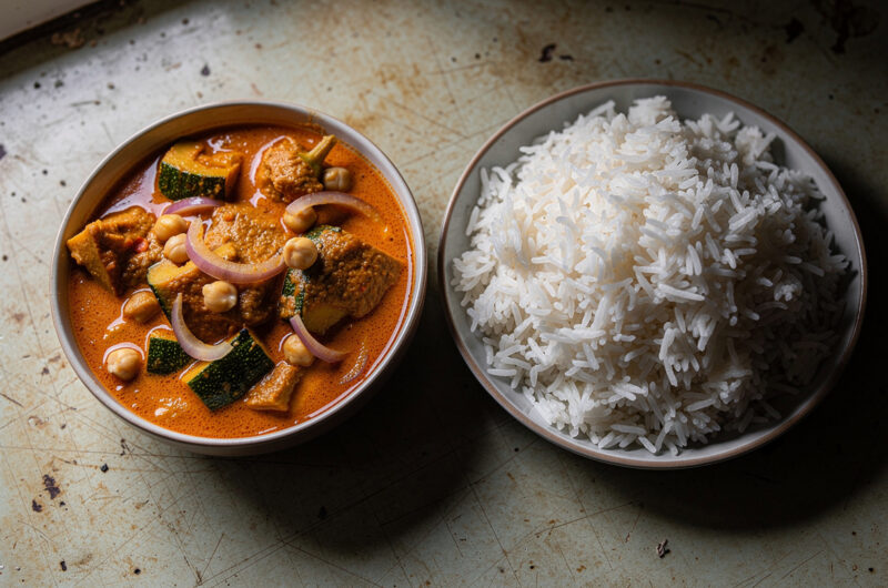 Courgette curry