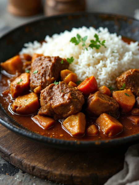 Gestoofd lamsvlees (indonesisch recept)