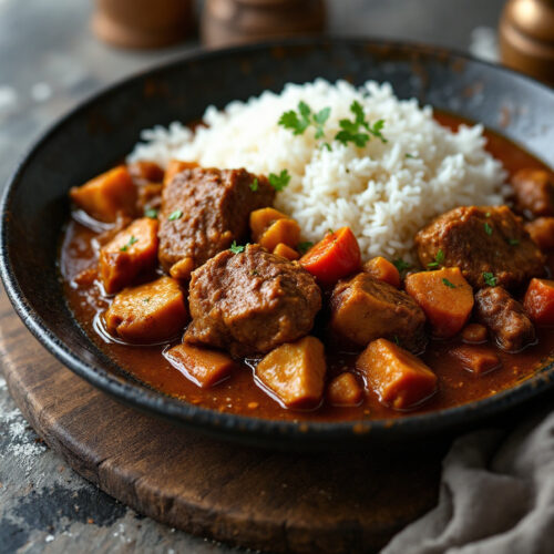 Gestoofd lamsvlees (indonesisch recept)