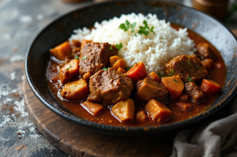Gestoofd lamsvlees (indonesisch recept)