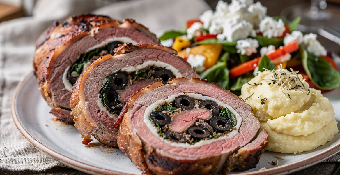 Gevulde lamsrollade