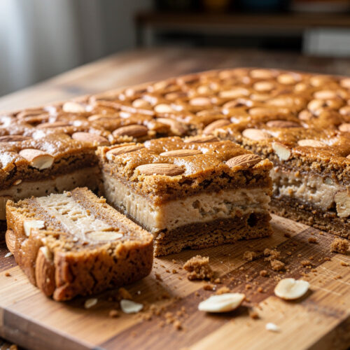Gevulde speculaas met amandelspijs