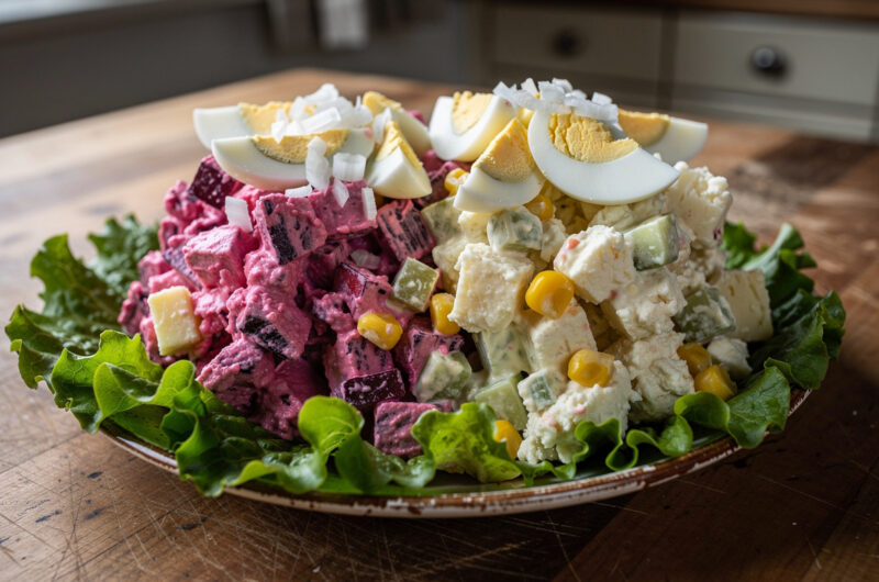 Huzarensalade Swietie Sranang (Surinaams-Nederlandse salade)