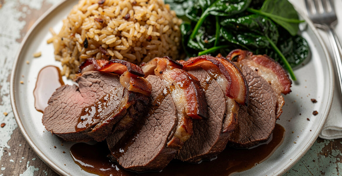 Lamsbout in bockbiermarinade