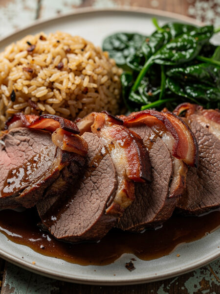 Lamsbout in bockbiermarinade