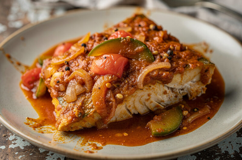 Machrie Masala (zoet-zure vis in masala)