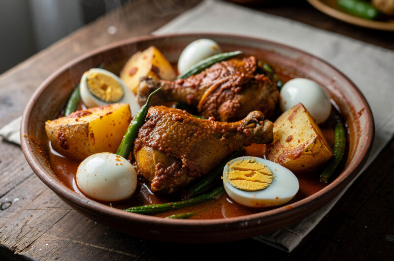 Murgie Masala Nickerie (kip in masala Nickerie)
