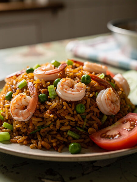 Nasi Goreng met Garnalen