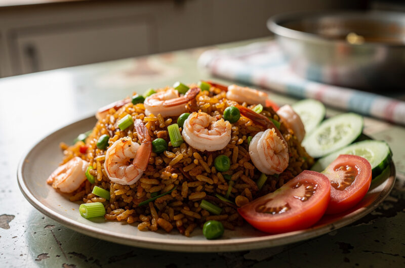Nasi Goreng met Garnalen