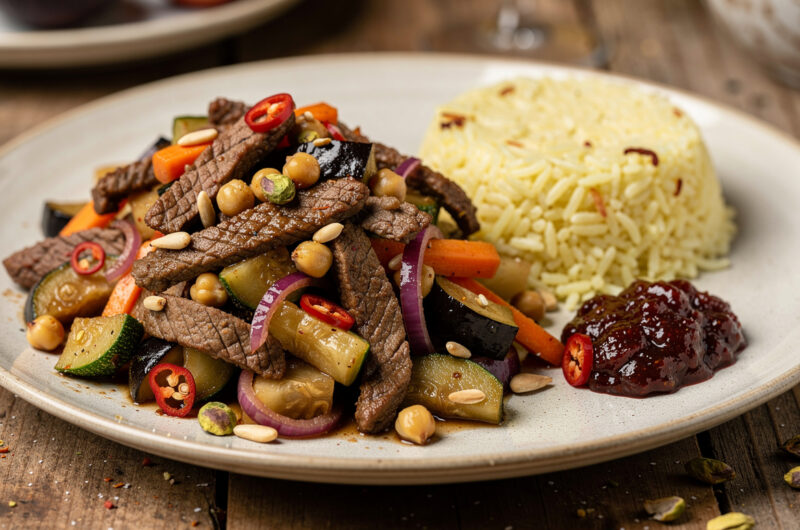 Oosterse lamsfilet