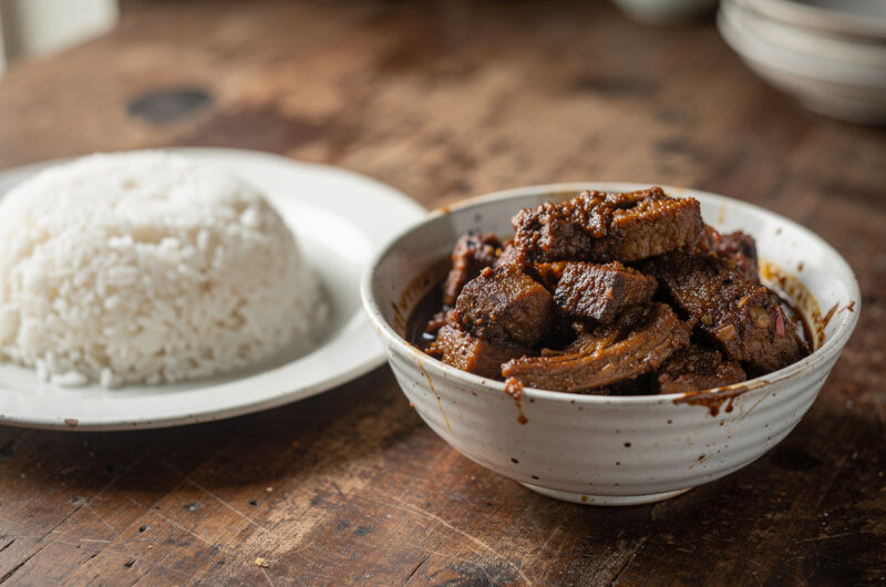 Sambal babi taotjo