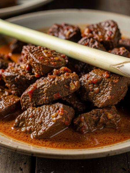 Sambal goreng van kalfslever
