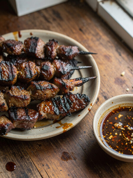 Sat&eacute; asem manis (zoetzure sat&eacute;)