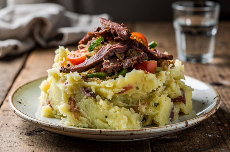 Stamppot van Zuurkool met Masterbeef