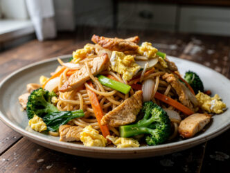 Tjauw-Min (Surinaams-Chinees noodle-miegerecht)