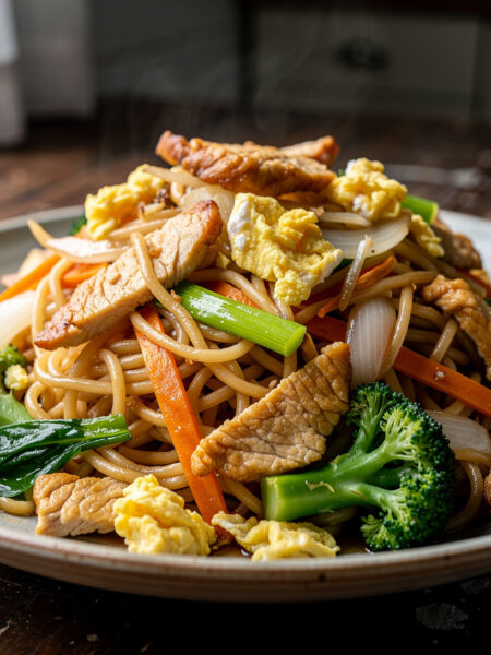 Tjauw-Min (Surinaams-Chinees noodle-miegerecht)