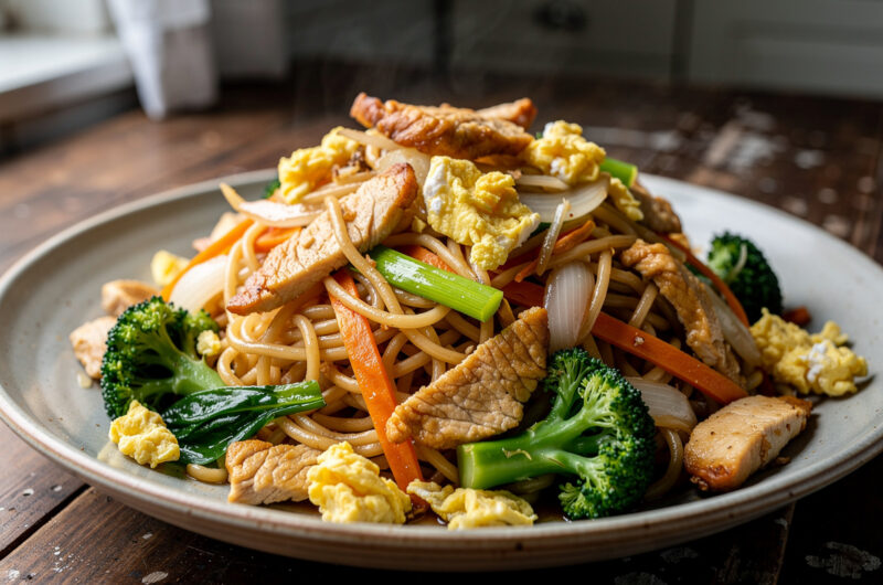 Tjauw-Min (Surinaams-Chinees noodle-miegerecht)