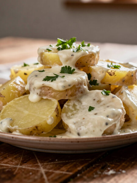 Aardappelen in knoflookmayonaise (Patatas a&iuml;oli)