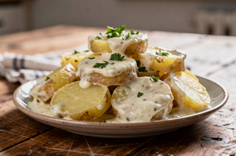 Aardappelen in knoflookmayonaise (Patatas a&iuml;oli)