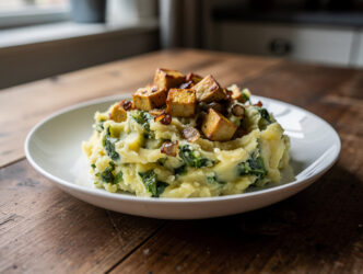 Andijviestamppot met rooktofu
