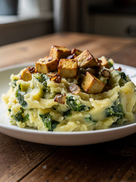 Andijviestamppot met rooktofu
