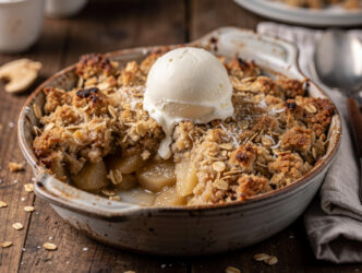 Apple crumble