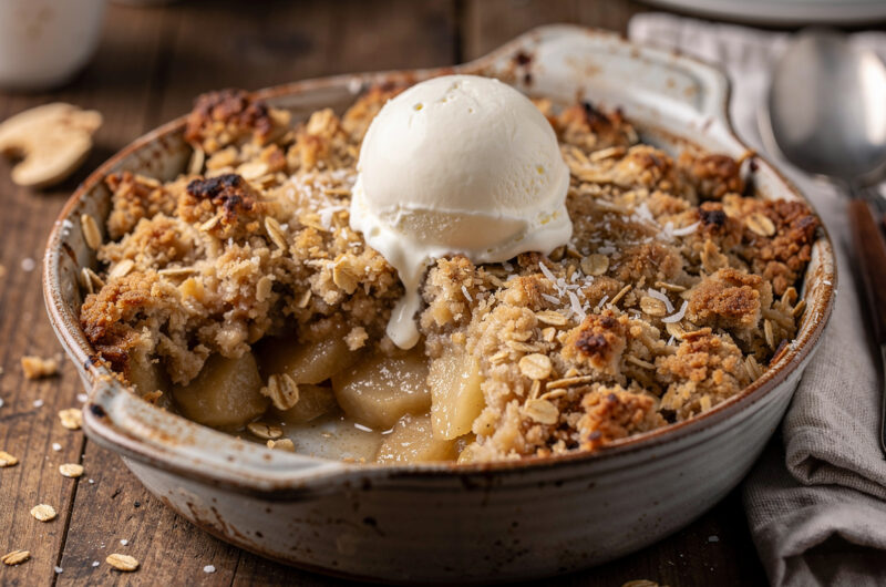 Apple crumble