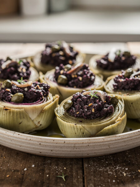 Artisjokbodems met tapenade