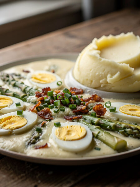 Asperge-eierschotel