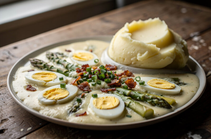 Asperge-eierschotel