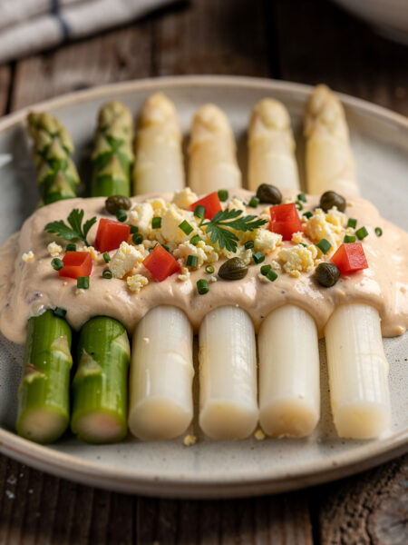 Asperges met een Italiaans tintje