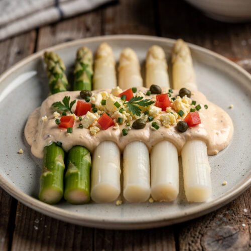 Asperges met een Italiaans tintje