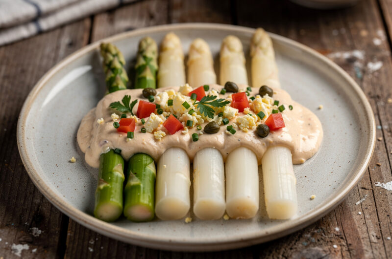 Asperges met een Italiaans tintje