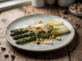Asperges met hazelnoot-botersaus