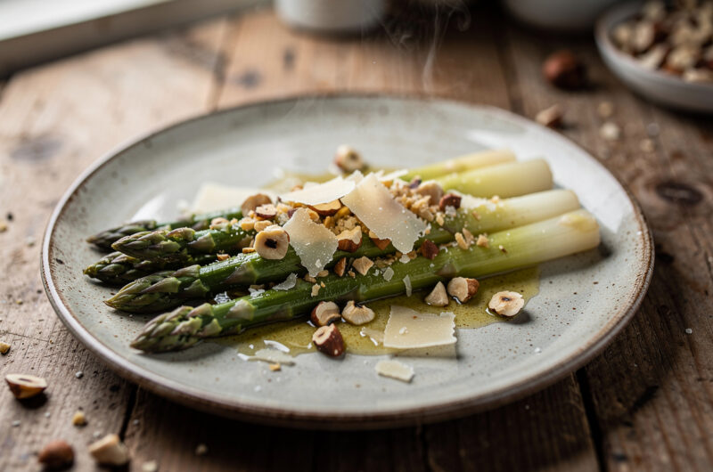 Asperges met hazelnoot-botersaus