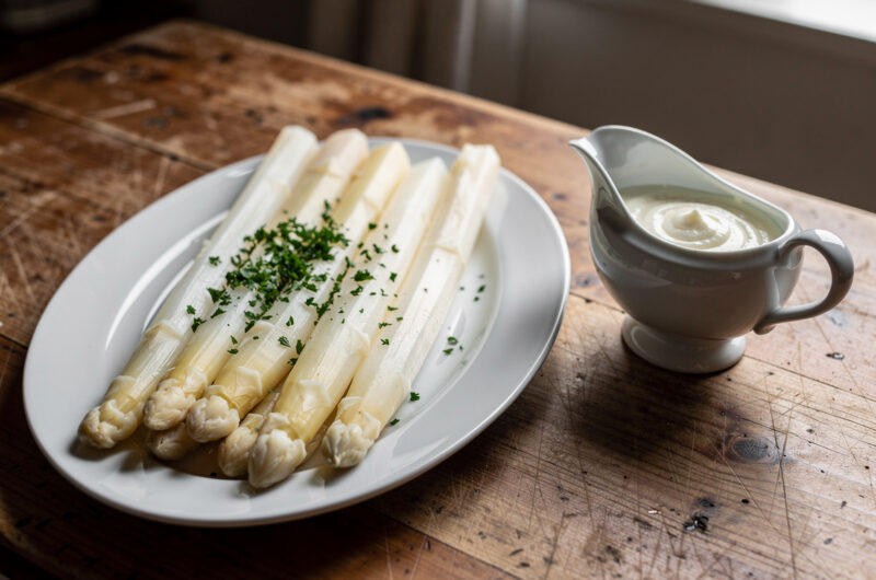 Asperges met mousselinesaus