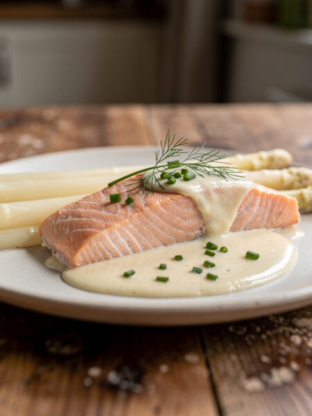 Asperges met zalm