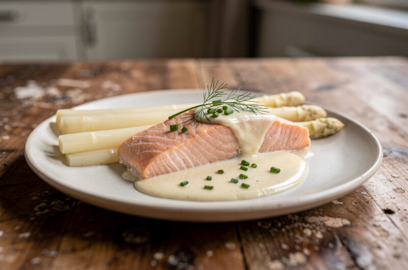 Asperges met zalm