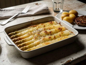 Aspergeschotel met Parmezaanse kaas