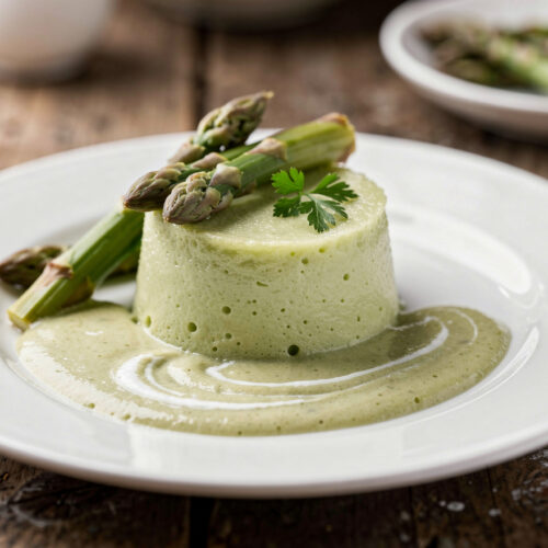 Aspergetimbaaltjes met aspergesaus